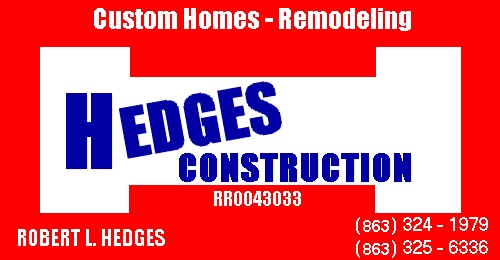 Hedges Construction - (863) 324-1979